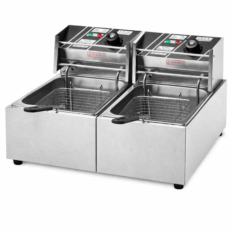 Επαγγελματική Φριτέζα Ηλεκτρική 6+6Lt - 5Kw ZL-81+81